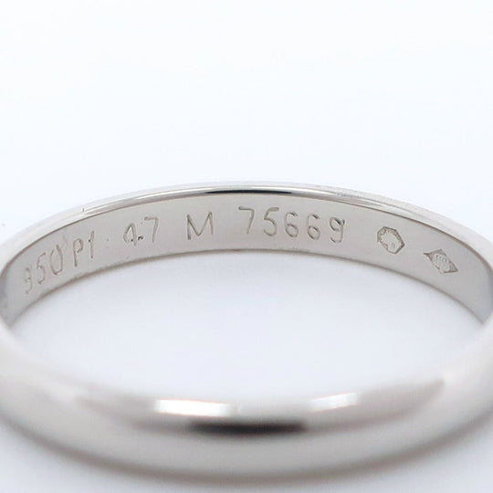 CARTIER Ring Pt950Platinum Silver 1895 wedding ring Women 47 Used Authentic