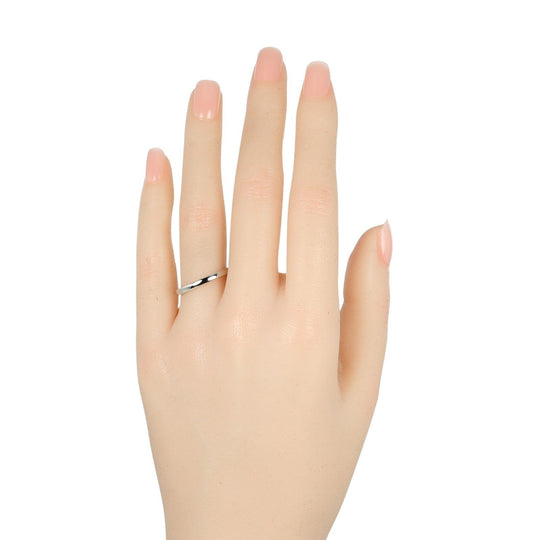 CARTIER Ring Pt950Platinum Silver ballerina flats Women 55 Used Authentic