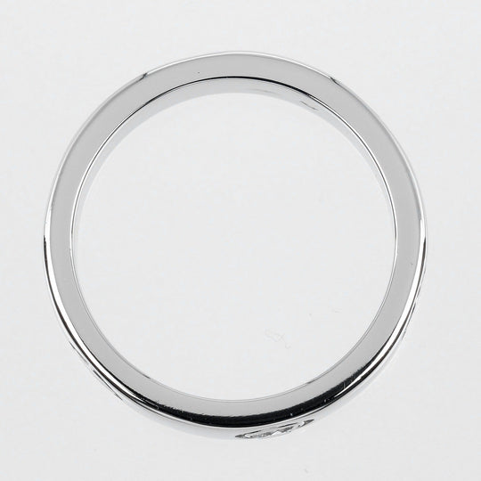 CARTIER Ring Pt950Platinum, 1P Diamond Silver love Women 51 Used Authentic