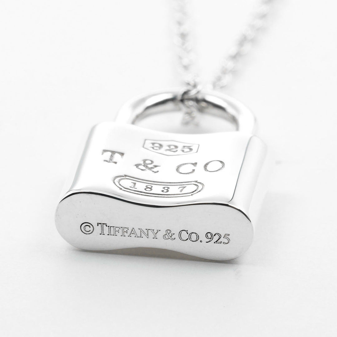 TIFFANY&Co. Necklace Silver925 Silver 1837 Lock Women Used Authentic
