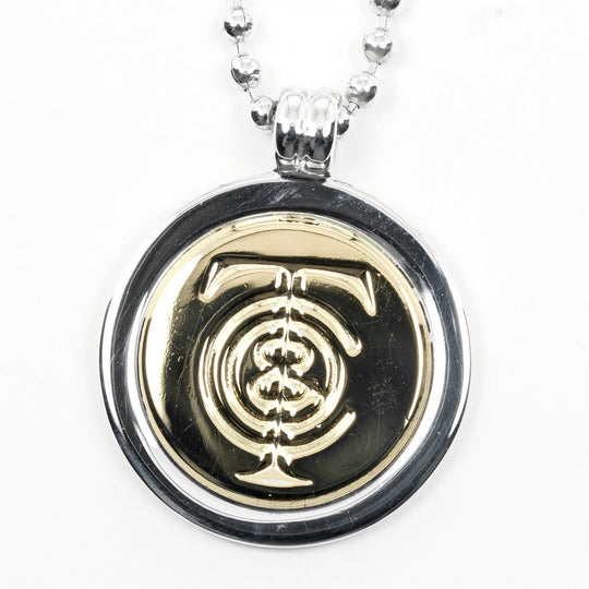 TIFFANY&Co. Necklace Silver925, K18 Yellow Gold Silver 23.6" Ball Chain T & C coin Women Used Authentic