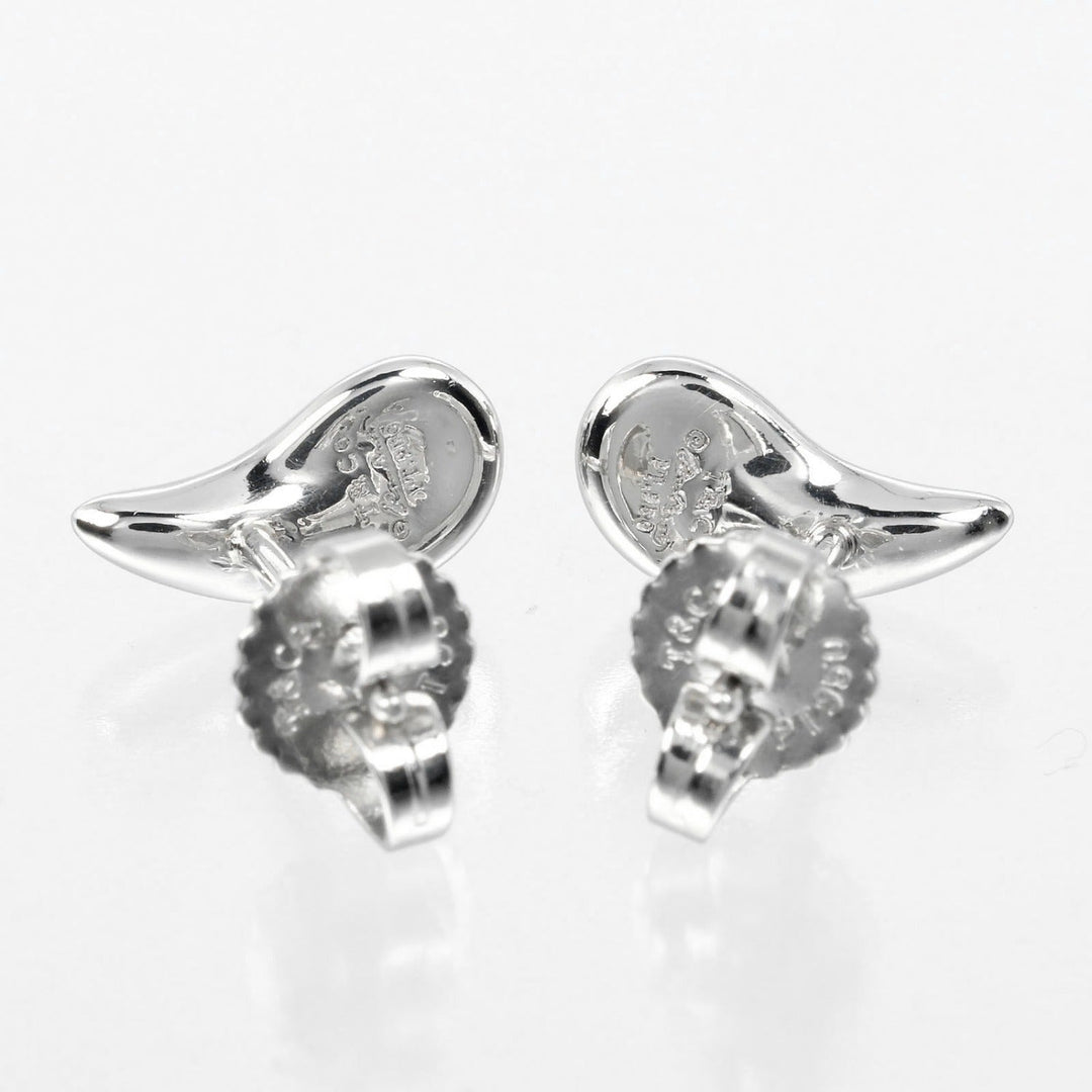 TIFFANY&Co. Pierce Pt950Platinum Silver teardrop Women Used Authentic