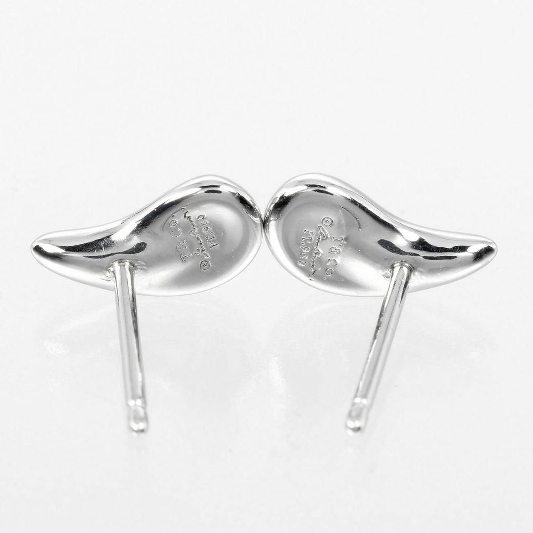 TIFFANY&Co. Pierce Pt950Platinum Silver teardrop Women Used Authentic