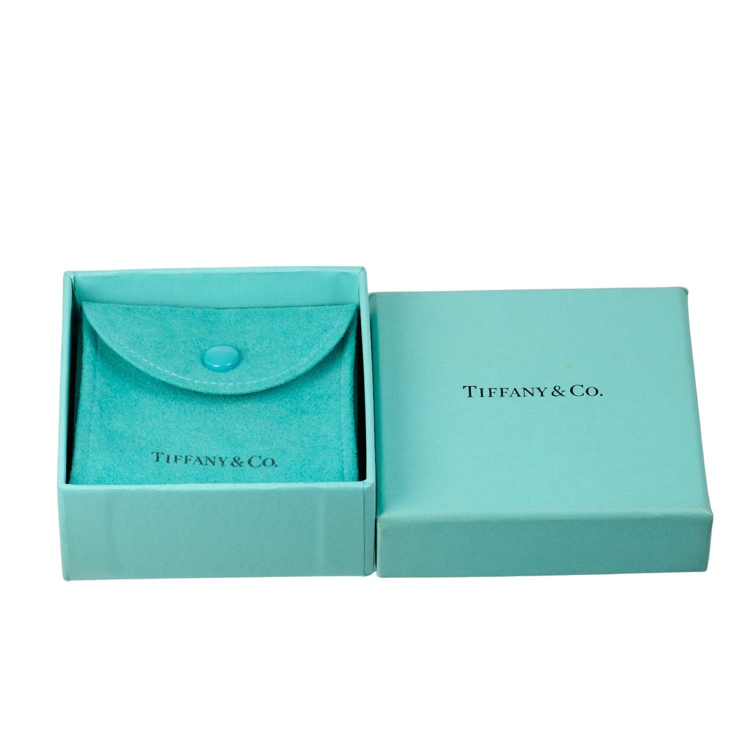 TIFFANY&Co. Pierce Pt950Platinum Silver teardrop Women Used Authentic