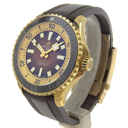 BREITLING Watches N17376201Q1S1 Rubber, Bronze gold cal.SW200-1 Super Ocean Automatic 44 mens Used Authentic