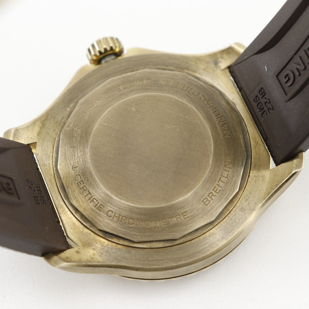 BREITLING Watches N17376201Q1S1 Rubber, Bronze gold cal.SW200-1 Super Ocean Automatic 44 mens Used Authentic