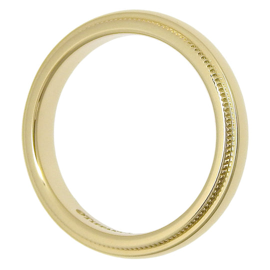 TIFFANY&Co. Ring K18 yellow gold gold Milgrain Women Used Authentic