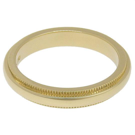 TIFFANY&Co. Ring K18 yellow gold gold Milgrain Women Used Authentic