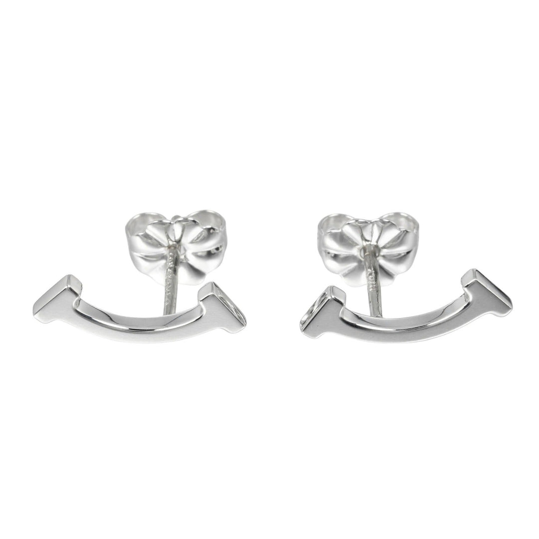 TIFFANY&Co. Pierce Silver925 Silver T Smile Women Used Authentic