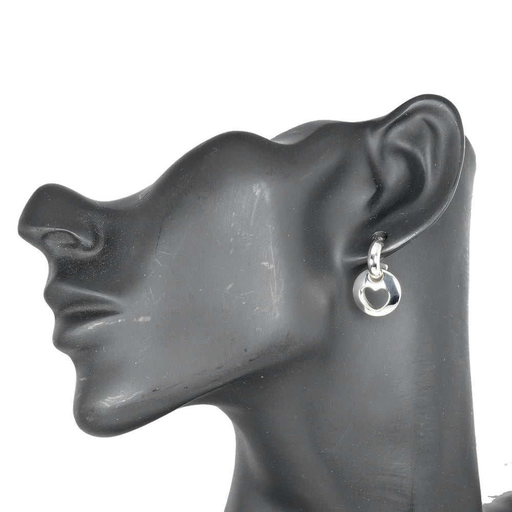 TIFFANY&Co. Pierce Silver925 Silver Cutout Heart Women Used Authentic