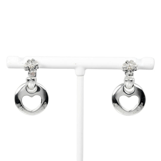 TIFFANY&Co. Pierce Silver925 Silver Cutout Heart Women Used Authentic