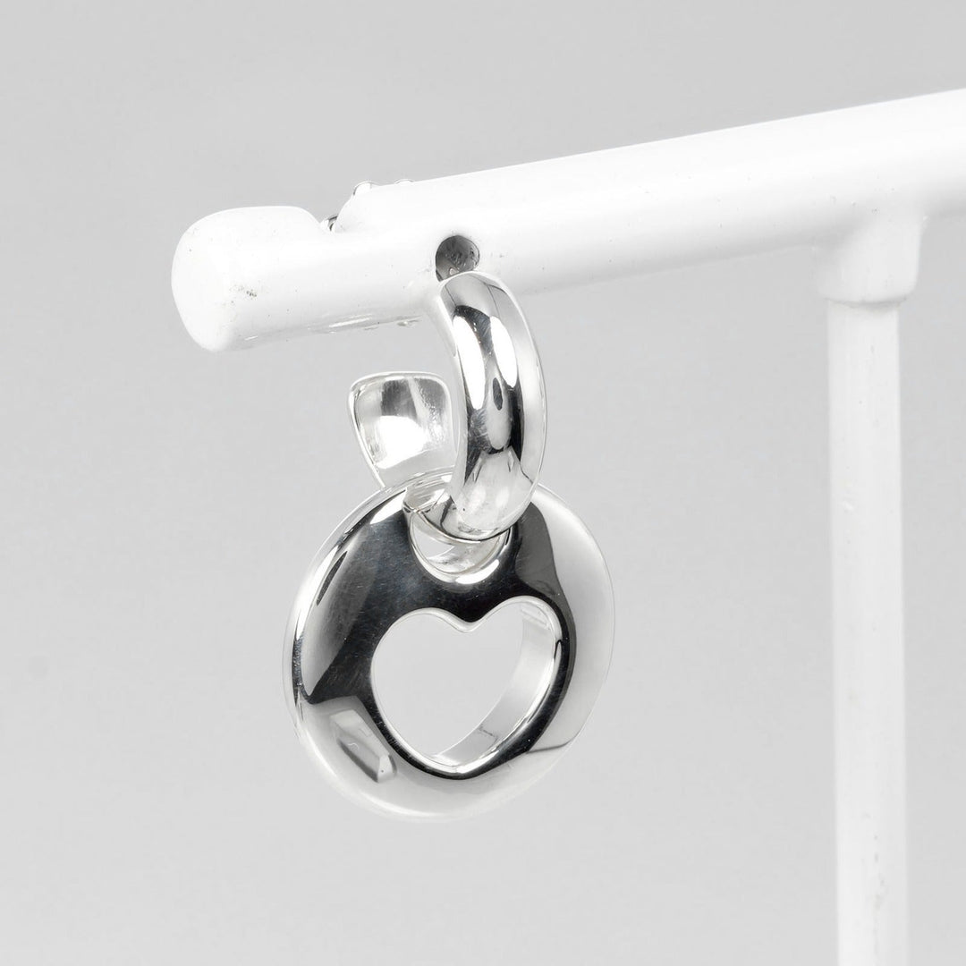 TIFFANY&Co. Pierce Silver925 Silver Cutout Heart Women Used Authentic