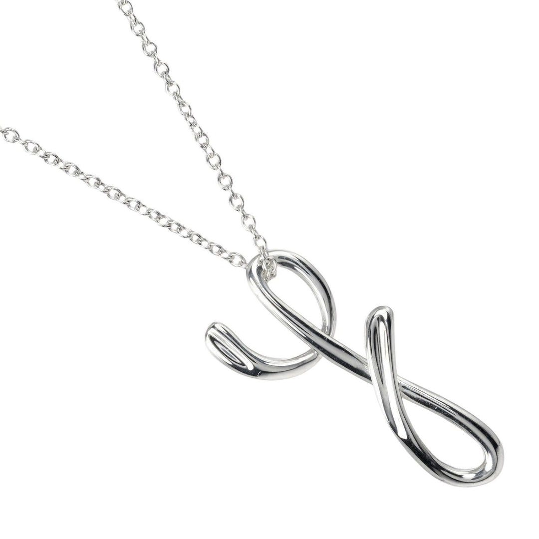 TIFFANY&Co. Necklace Silver925 Silver initial y Letter y Women Used Authentic