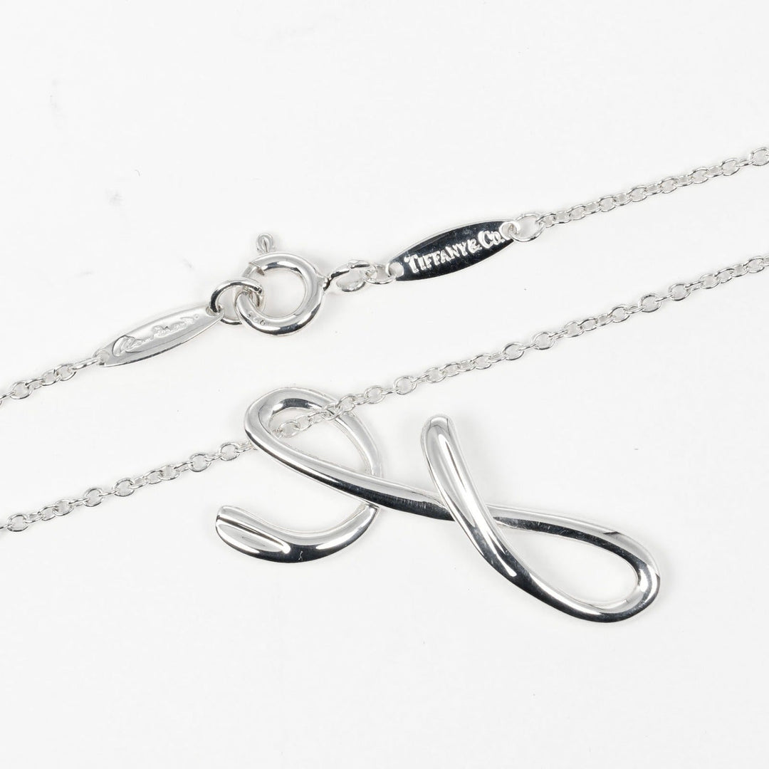 TIFFANY&Co. Necklace Silver925 Silver initial y Letter y Women Used Authentic