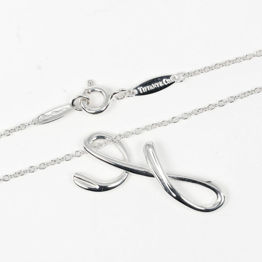 TIFFANY&Co. Necklace Silver925 Silver initial y Letter y Women Used Authentic