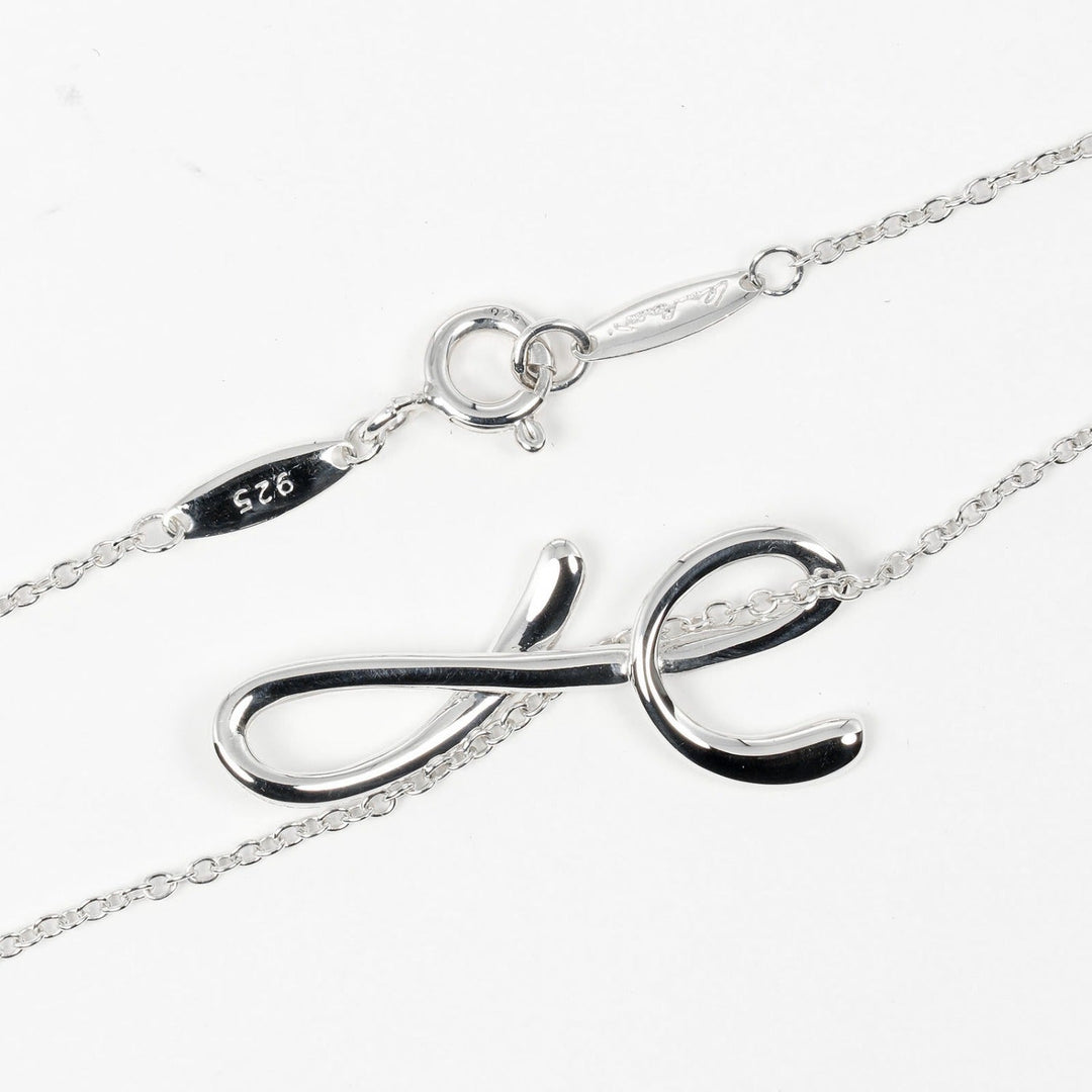 TIFFANY&Co. Necklace Silver925 Silver initial y Letter y Women Used Authentic