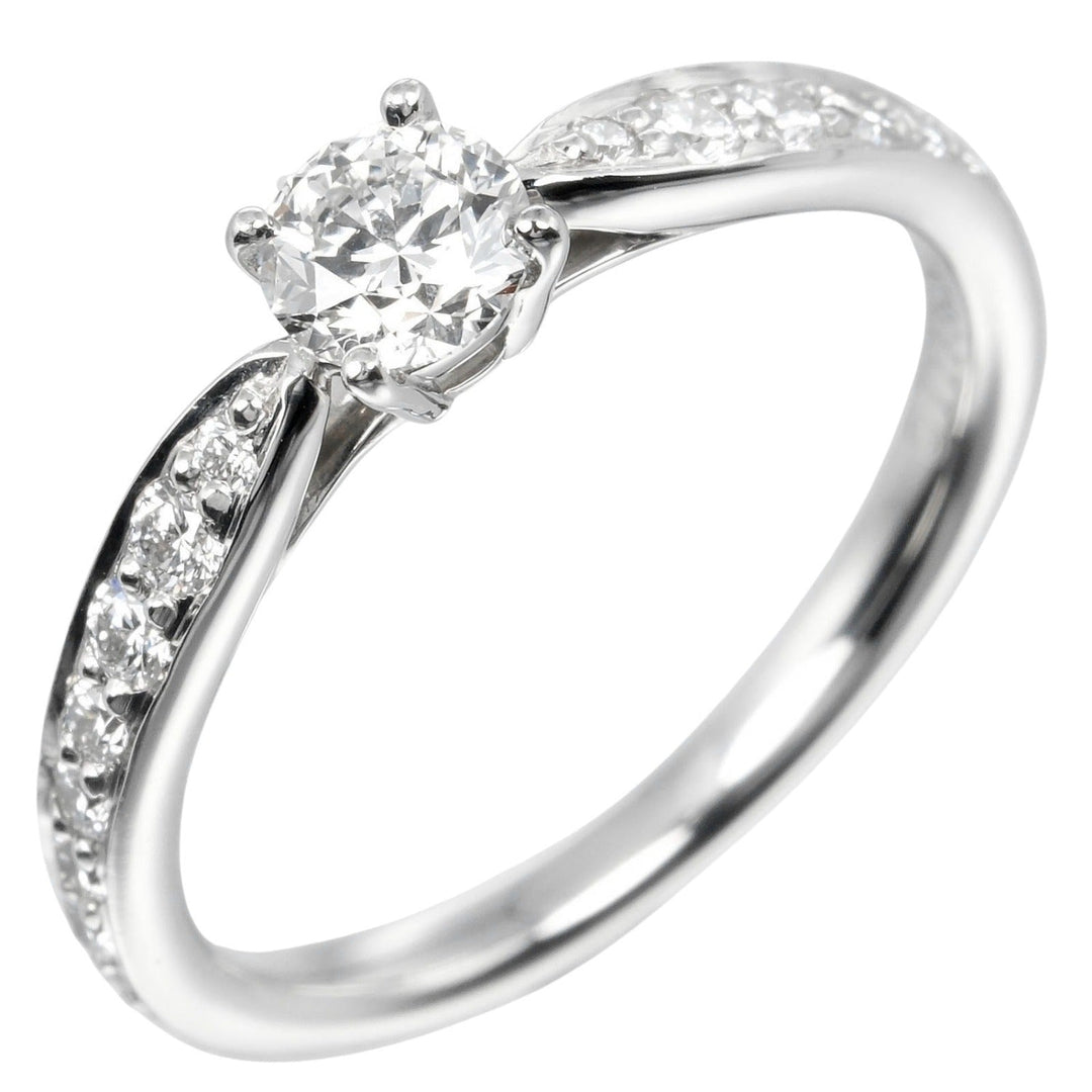 TIFFANY&Co. Ring 0.25ct VVS2/G/2EX/VG Pt950Platinum, Diamond clear harmony engagement Women Used Authentic