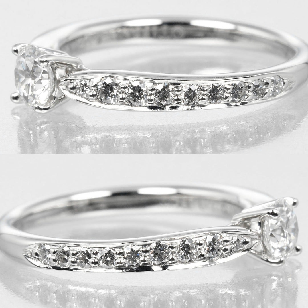TIFFANY&Co. Ring 0.25ct VVS2/G/2EX/VG Pt950Platinum, Diamond clear harmony engagement Women Used Authentic