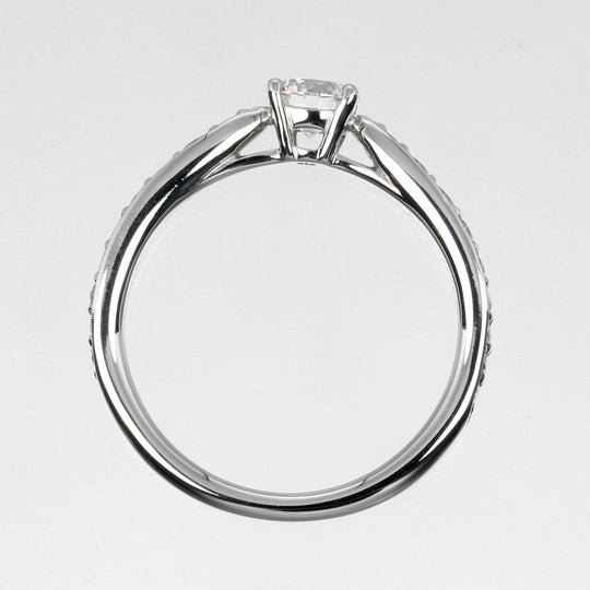 TIFFANY&Co. Ring 0.25ct VVS2/G/2EX/VG Pt950Platinum, Diamond clear harmony engagement Women Used Authentic