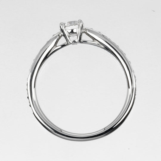 TIFFANY&Co. Ring 0.25ct VVS2/G/2EX/VG Pt950Platinum, Diamond clear harmony engagement Women Used Authentic