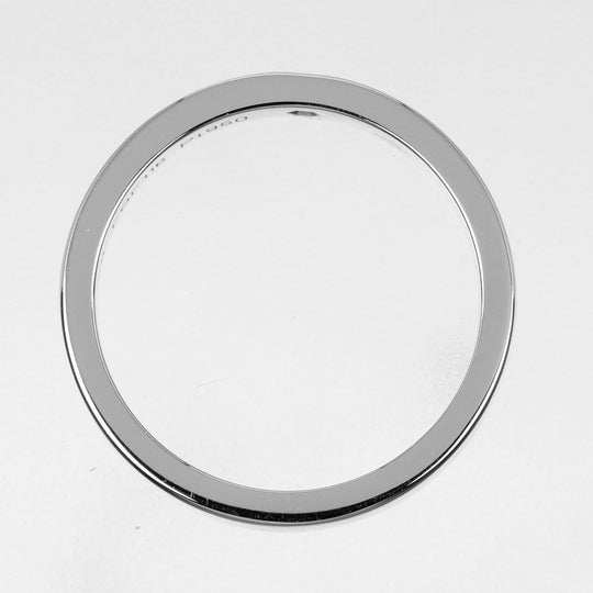 CARTIER Ring Pt950Platinum, Diamond Silver C Toe Cartier Engraved Women 48 Used Authentic