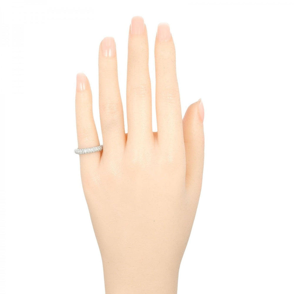 CARTIER Ring Pt950Platinum, full pave diamonds Silver Mimister Women 47 Used Authentic