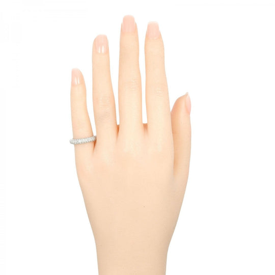 CARTIER Ring Pt950Platinum, full pave diamonds Silver Mimister Women 47 Used Authentic