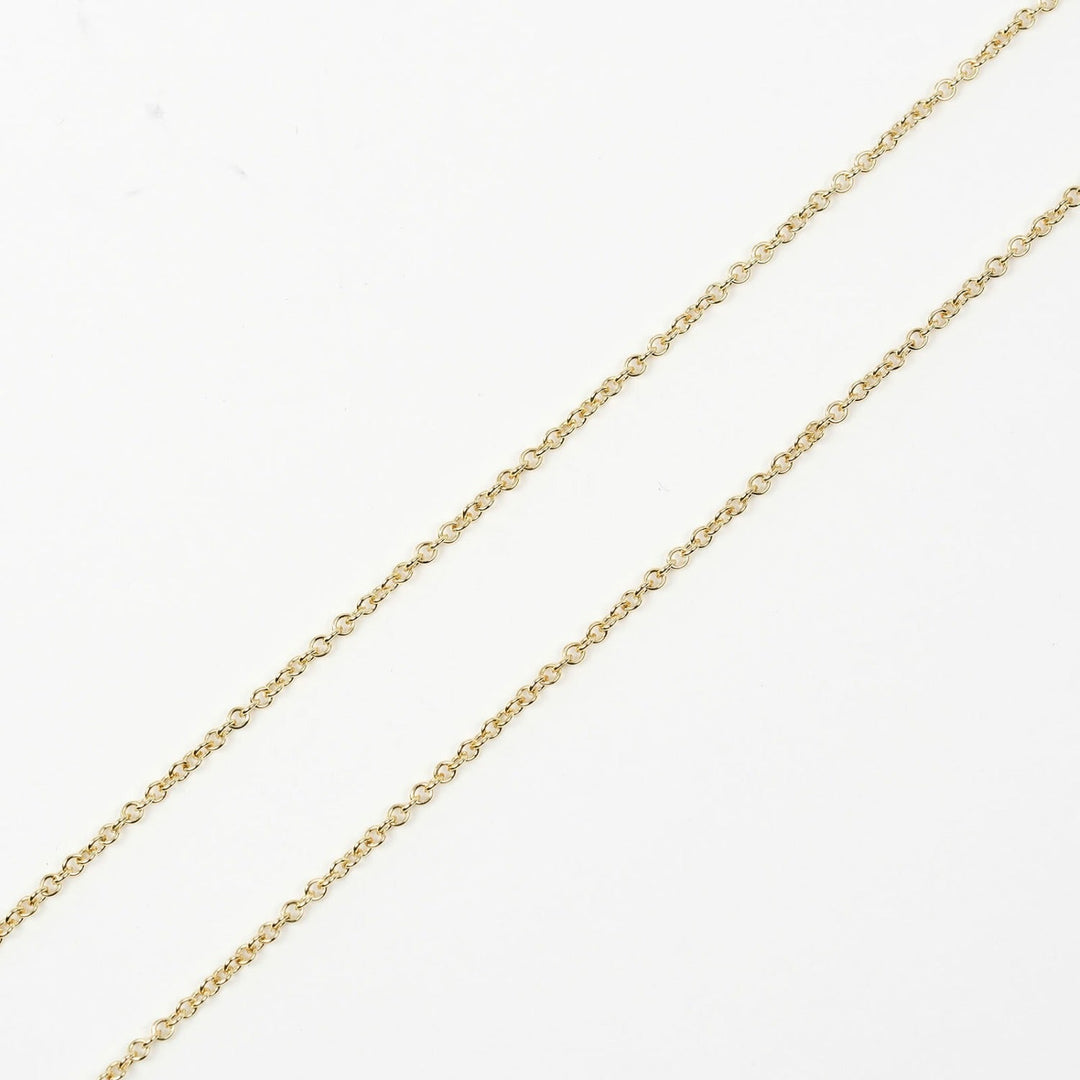 TIFFANY&Co. Necklace K18 yellow gold gold Open heart Women Used Authentic