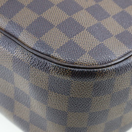 LOUIS VUITTON Tote Bag N51123 Damier canvas Brown Parioli PM Women Used Authentic