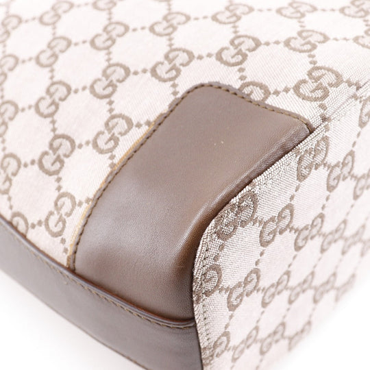 GUCCI Shoulder Bag 001.4204 GG canvas, leather Brown one belt Women Used Authentic