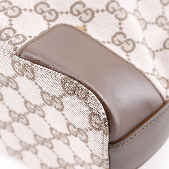 GUCCI Shoulder Bag 001.4204 GG canvas, leather Brown one belt Women Used Authentic