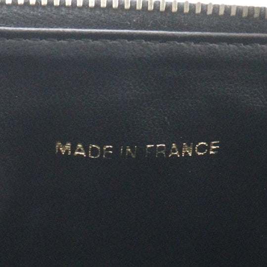 CHANEL Pouch A01998 Caviar skin black Handbag COCO Mark Vanity Women Used Authentic