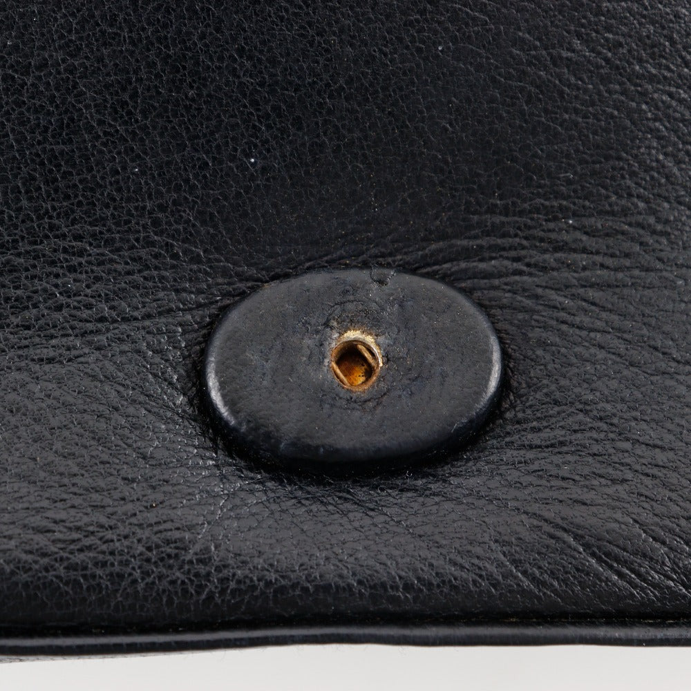 CHANEL Shoulder Bag lambskin black Matrasse Diamond stitch ChainShoulder Women Used Authentic