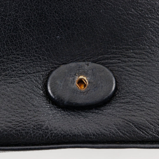 CHANEL Shoulder Bag lambskin black Matrasse Diamond stitch ChainShoulder Women Used Authentic