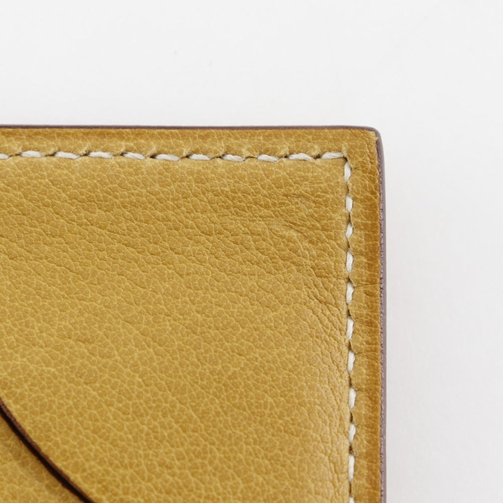 HERMES Notebook cover Shave yellow Agenda Vision Women(Unisex) Used Authentic