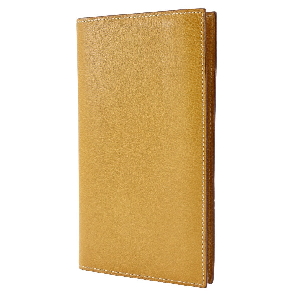 HERMES Notebook cover Shave yellow Agenda Vision Women(Unisex) Used Authentic
