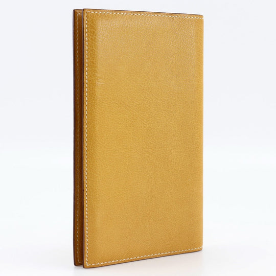 HERMES Notebook cover Shave yellow Agenda Vision Women(Unisex) Used Authentic