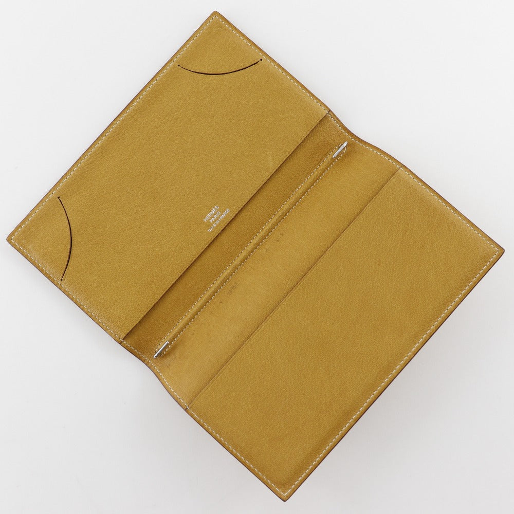 HERMES Notebook cover Shave yellow Agenda Vision Women(Unisex) Used Authentic