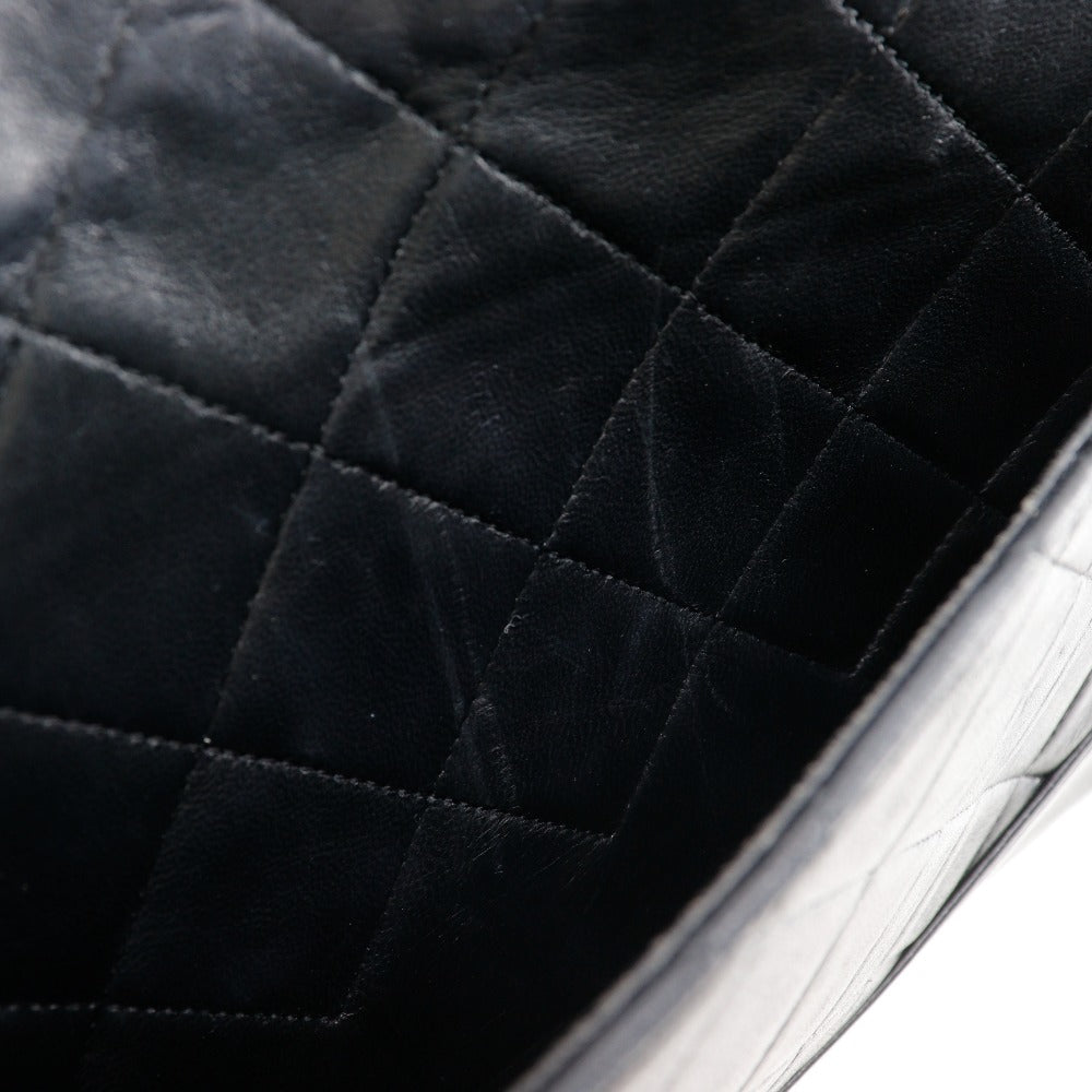 CHANEL Shoulder Bag lambskin black vintage 2.55 Matrasse ChainShoulder Women Used Authentic