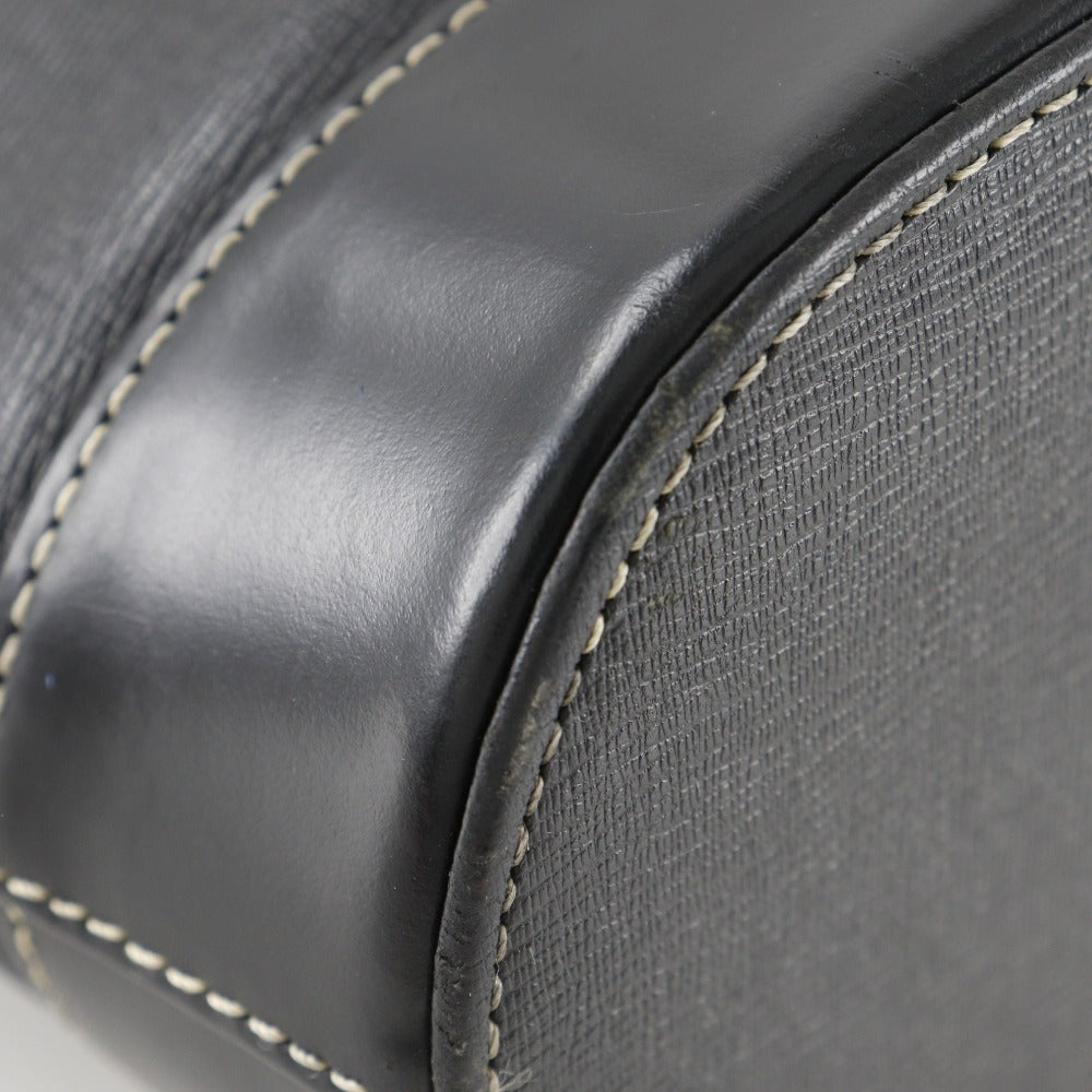 BURBERRY Handbag Calfskin black Tote Bag shadow horse With logo Women Used Authentic