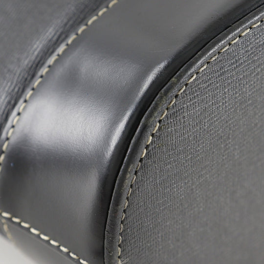 BURBERRY Handbag Calfskin black Tote Bag shadow horse With logo Women Used Authentic