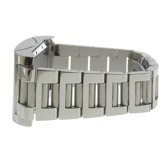 BVLGARI Watches Quartz RTC49S Stainless Steel white Rettangoro White dial mens Used Authentic