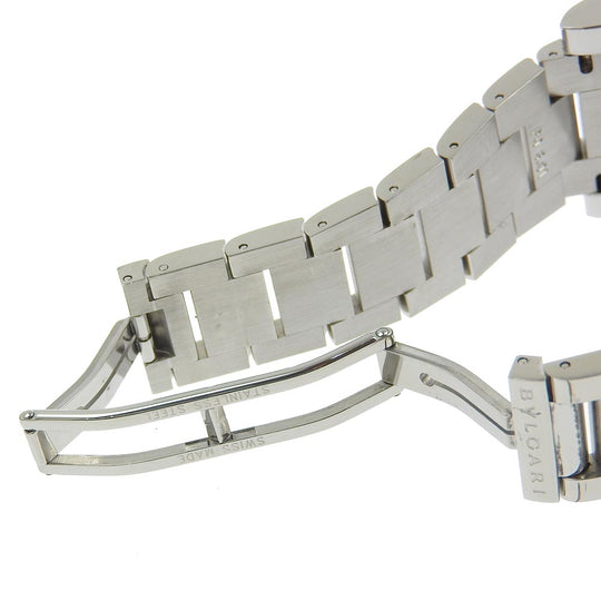 BVLGARI Watches Quartz RTC49S Stainless Steel white Rettangoro White dial mens Used Authentic