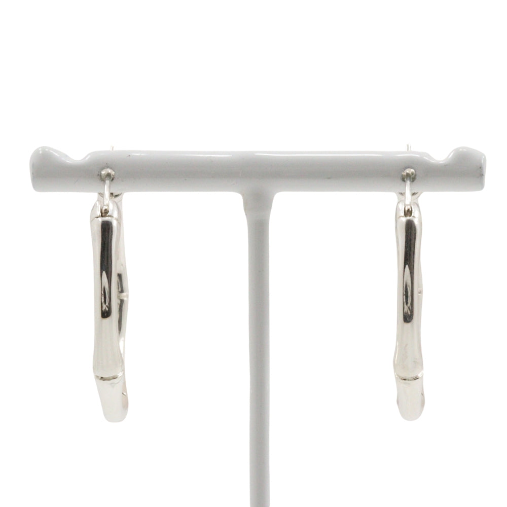 GUCCI Pierce Silver925 Silver Bamboo Women Used Authentic