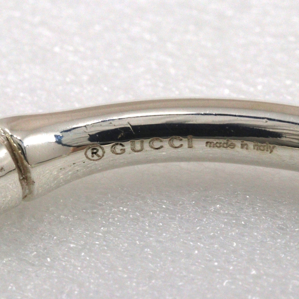 GUCCI Pierce Silver925 Silver Bamboo Women Used Authentic