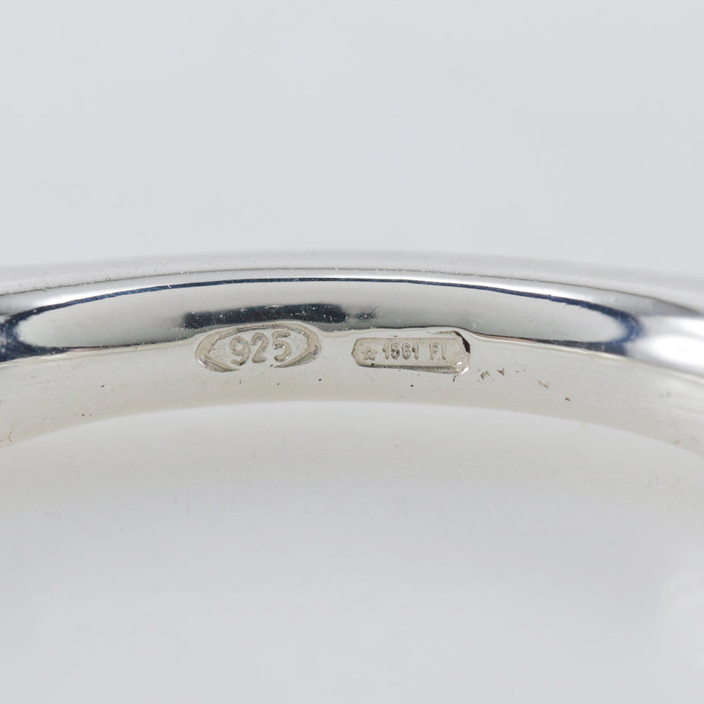 GUCCI Pierce Silver925 Silver Bamboo Women Used Authentic