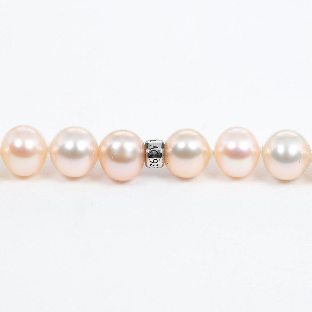 TIFFANY&Co. Necklace Silver925, pearl Silver 78.7" pearl around 0.3" Women Used Authentic