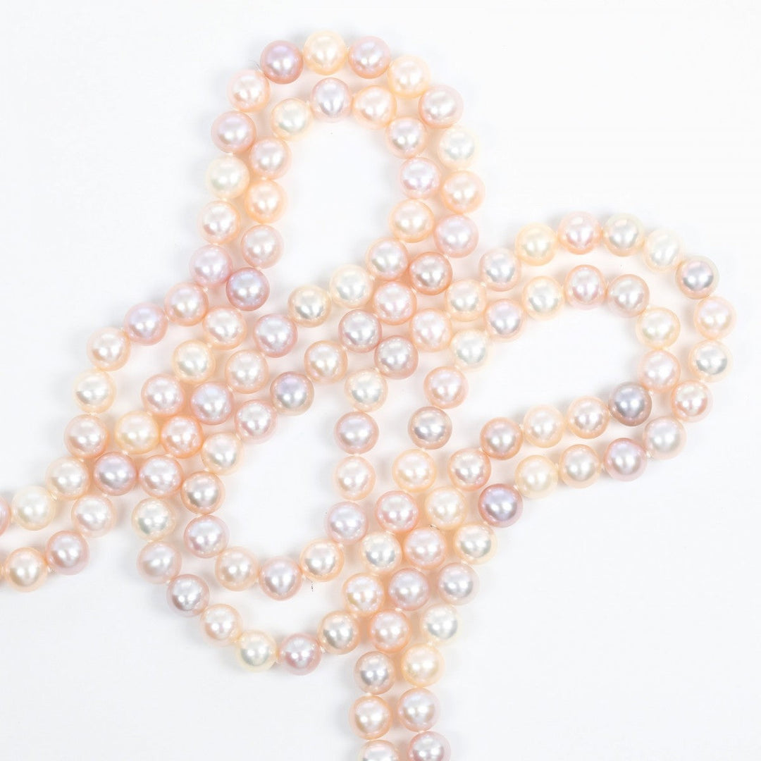 TIFFANY&Co. Necklace Silver925, pearl Silver 78.7" pearl around 0.3" Women Used Authentic