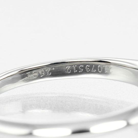 TIFFANY&Co. Ring 0.26ct Pt950Platinum, Diamond Silver Solitaire Women Used Authentic