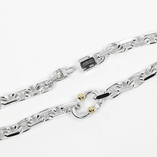 TIFFANY&Co. Necklace Silver925, K18 Yellow Gold Silver 1837 Makers Women Used Authentic